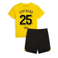 Billiga Borussia Dortmund Niklas Sule #25 Barnkläder Hemma fotbollskläder till baby 2023-24 Kortärmad (+ Korta byxor)